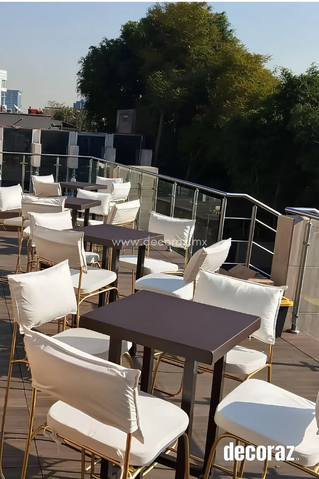 Plano de distribución de periqueras en salón de eventos CDMX