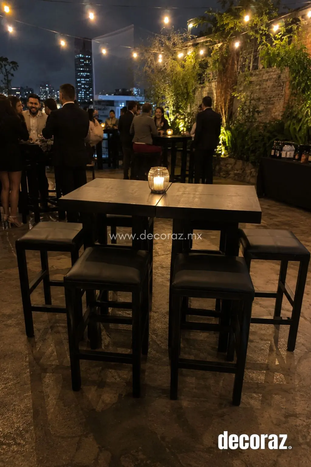 Distribución de espacio por periquera según capacidad en evento CDMX